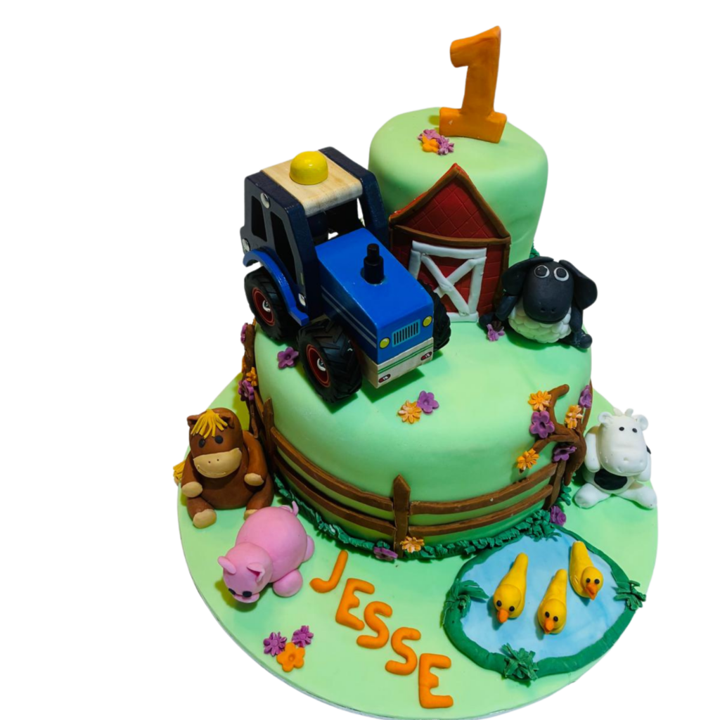 Farmyard Birthday Cake