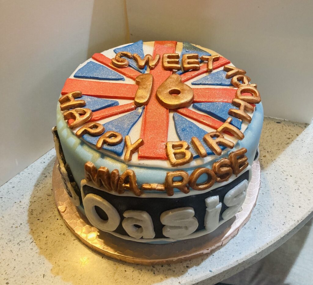 Personalised Oasis Cake