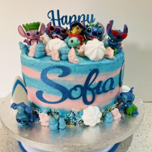 Personalised Lilo & Stitch Cake