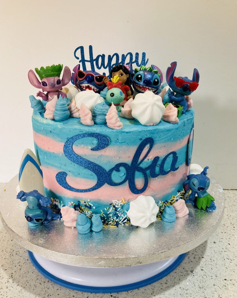 Personalised Lilo & Stitch Cake